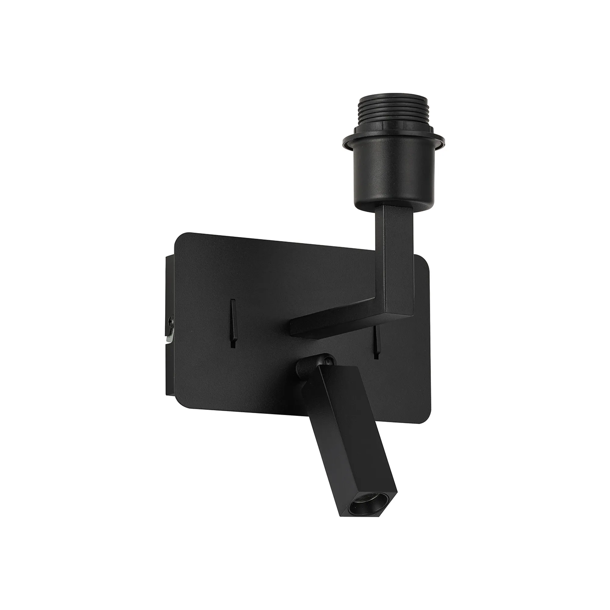 Clara Satin Black Wall Lights Deco Reading Lights